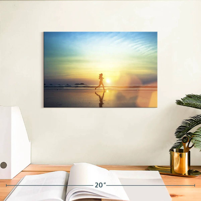 Sireci Sunset Running, 8" H x 12" W