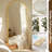 Arched  Metal Oversized Full-Length Mirror-1999766902-2000019596