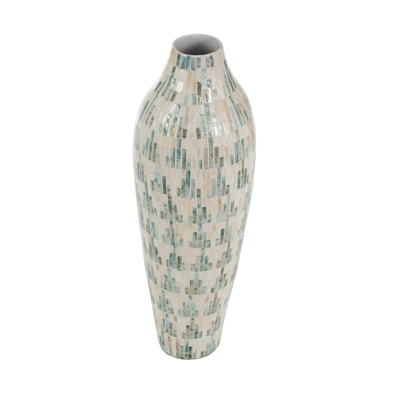 Basnett Handmade Mother Of Pearl Table Vase