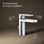 Robinet de salle de bain monotrou avec drain-51478299