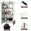 Housse pour tablette de rangement deux tons beige et brun 210D