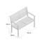 Adabpreet Wood Outdoor Bench-20383955