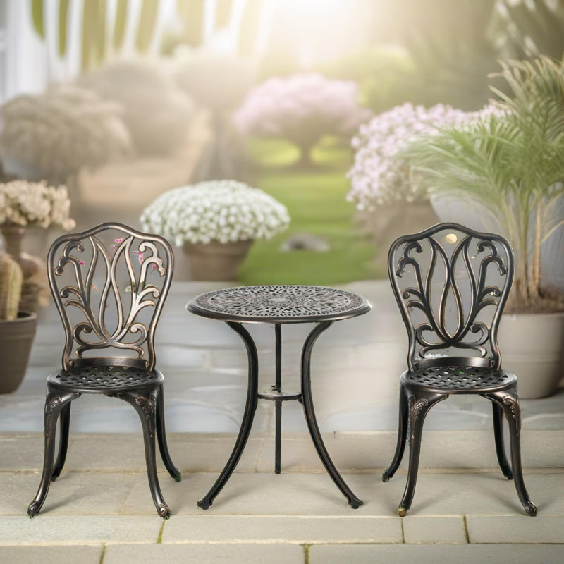 2 - Person Patio Dining Set Round Table