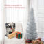 Arbre de Noël artificiel 5 pi avec arbre de Noël mince 5 pi avec 294 branches réalistes
