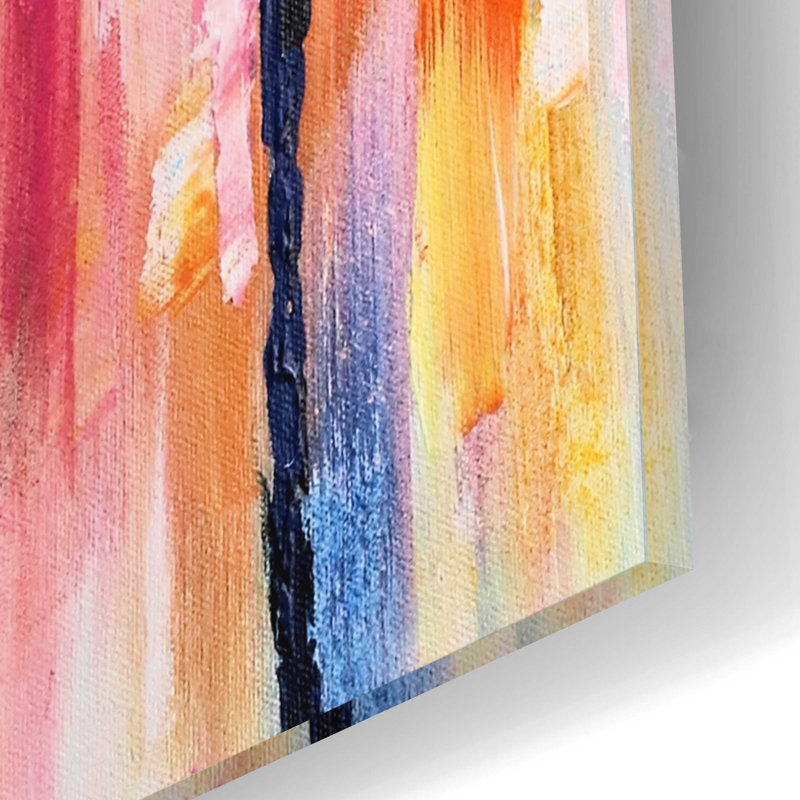 Contraste sur imprimé plastique / acrylique, H 12 po x l 12 po x P 0,13 po