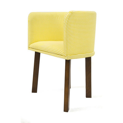 Fauteuil rembourré à oreilles