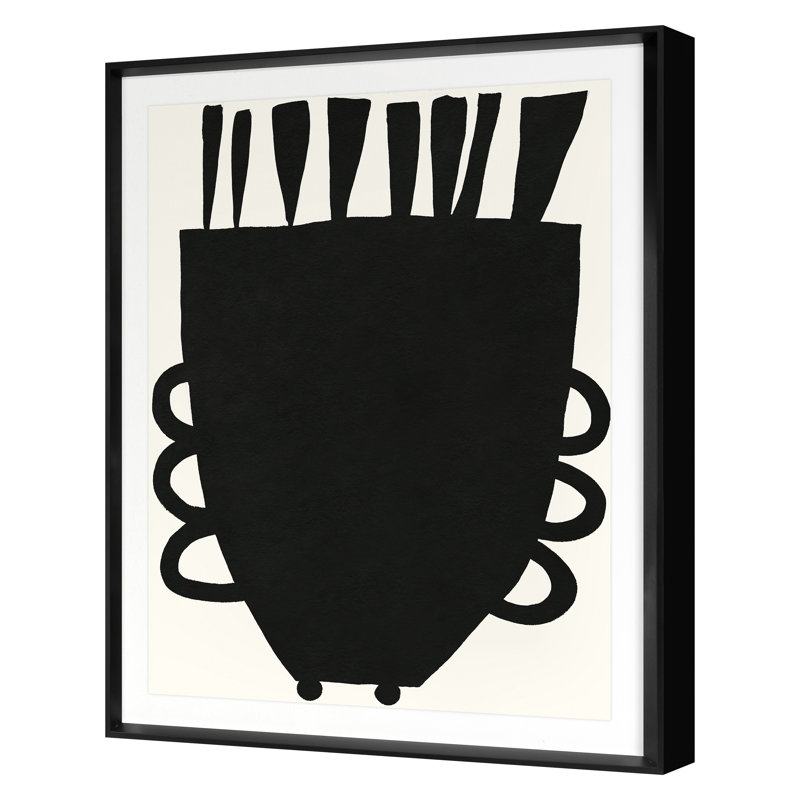 Many A Mohawk Print by Kate Roebuck, 44" H x 34" W, Black, Black