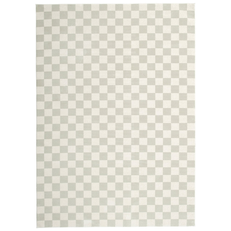 Gambit Washable Rug, Rectangle 6'7" x 9', Sage Green