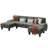 Rudhi Corduroy Sectional-1337928850