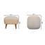 Repose-pieds standard carré de 15,7 po de largeur