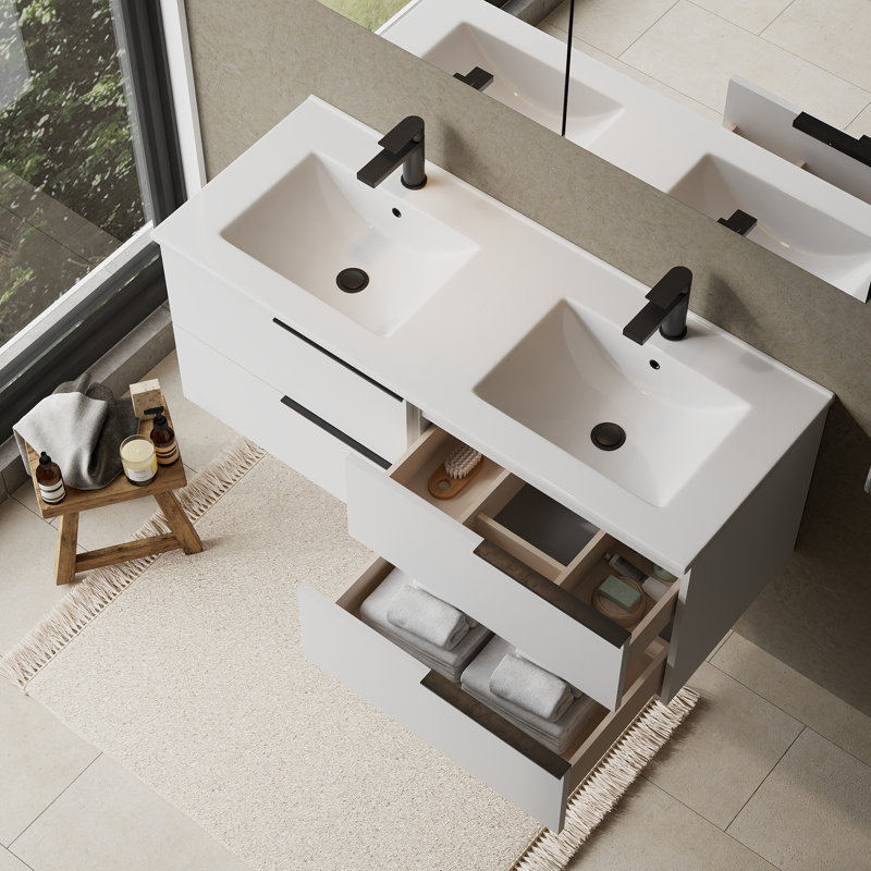 Aamia Bathroom Vanity with Basin