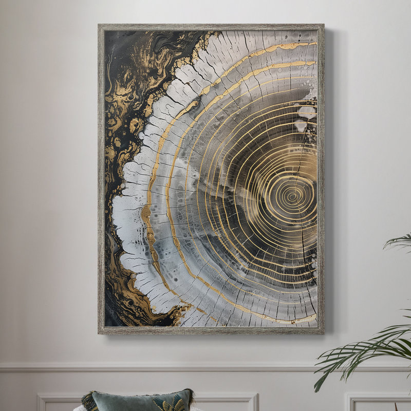 Reproduction encadrée ABSTRACT Series CCLxxxxi - bois massif, H 30 po x l 24 po