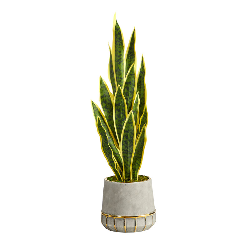 Plante artificielle de 34 po en pot
