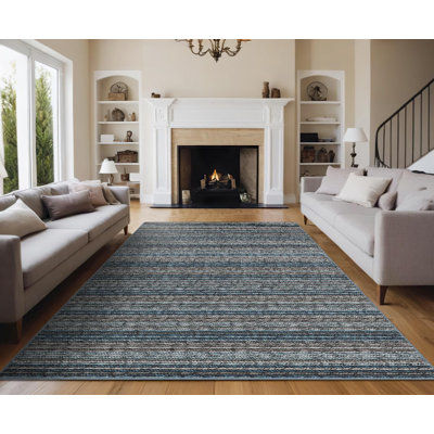 Washable Hallway Runner Rug 2x6 Modern Abstract Accent Carpet Non-Slip Backing Non-Shedding Contemporary Striped Transitional Rug Runner BedroomGrey