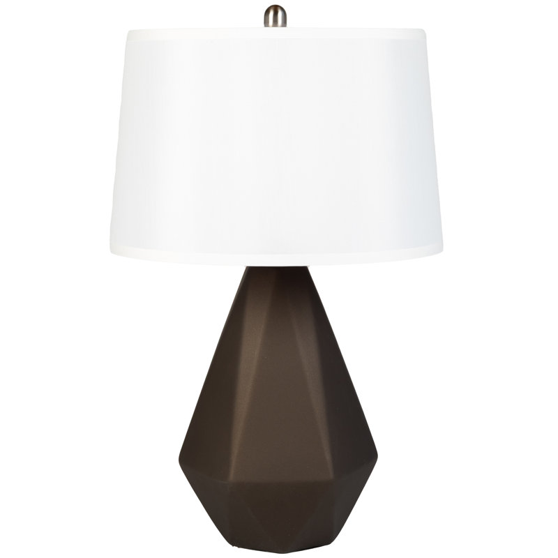Eclectic 27" Dark Bronze Lamp