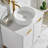 Govia 30" Matte White Free-standing Single Vessel Bathroom Vanity Set