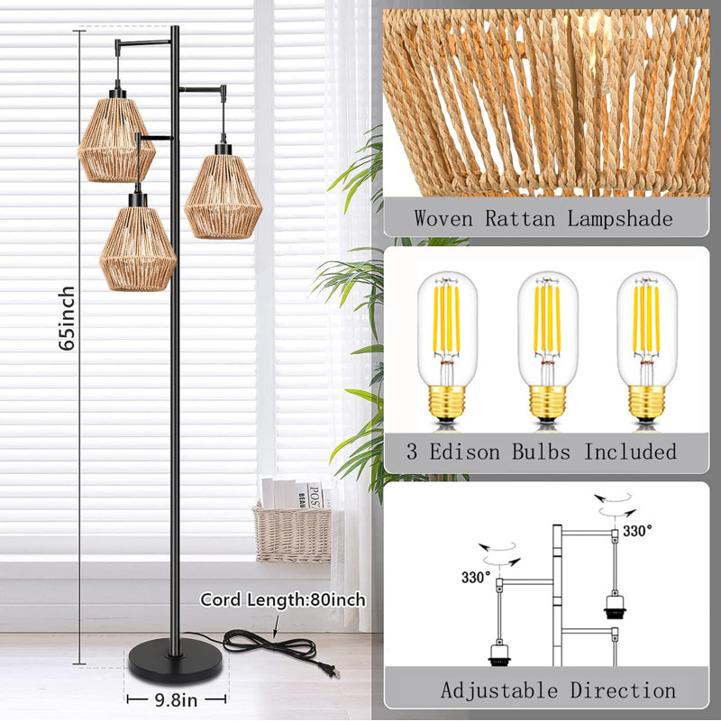 Cassatt 65'' Tree Floor Lamp