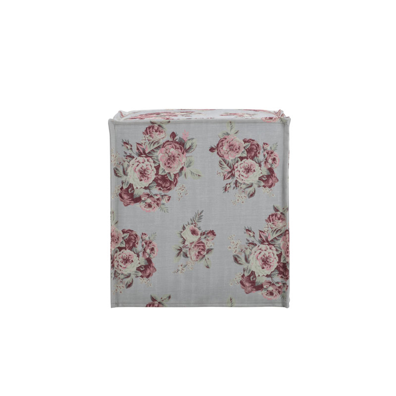 Repose-pieds Elegance Annaleigh, Manoir 100% lin floral