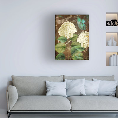 Sasha Alabaster Hydrangea Canvas Art