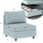 Canapé modulaire sans accoudoirs 30,5 po Durick-1738634711