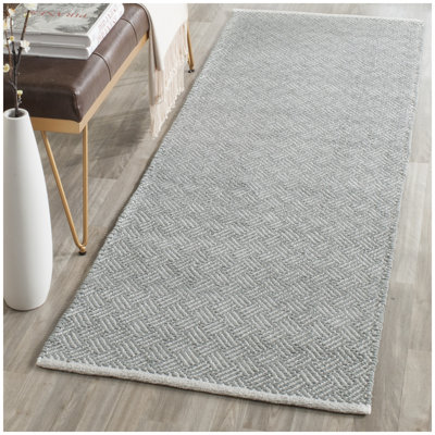 Bryent Flat Weave Cotton Geometric Rug