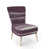 Floral Purple Polyester Blend selected