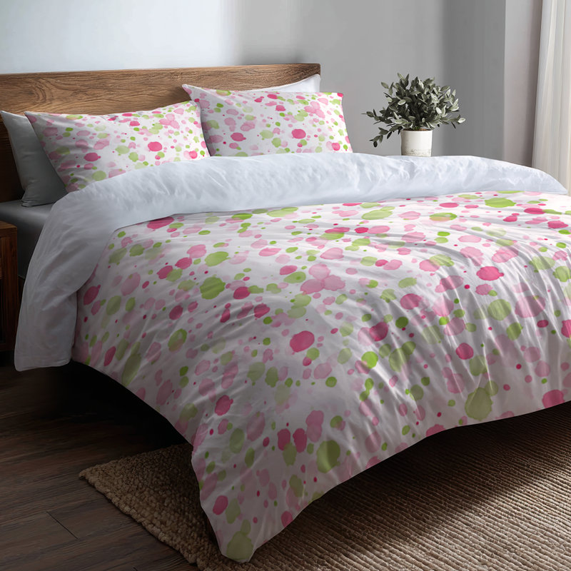 Ensemble de housse de couette Modern Modern, Housse de couette simple et deux taies décorative