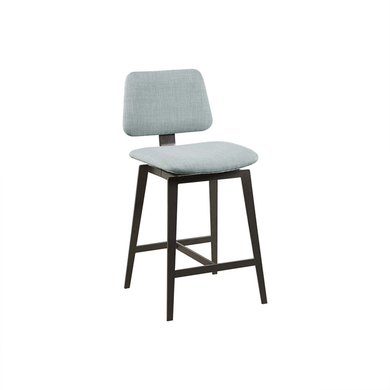Tabouret de comptoir pivotant à 360 degrés sans accoudoirs Kasher H 25 po