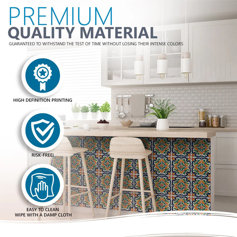 12'' W x 12'' L Vinyl Peel and Stick Mosaic Tile
