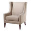 Fauteuil à oreilles rembourré avec garniture cloutée Katahdin -653527450