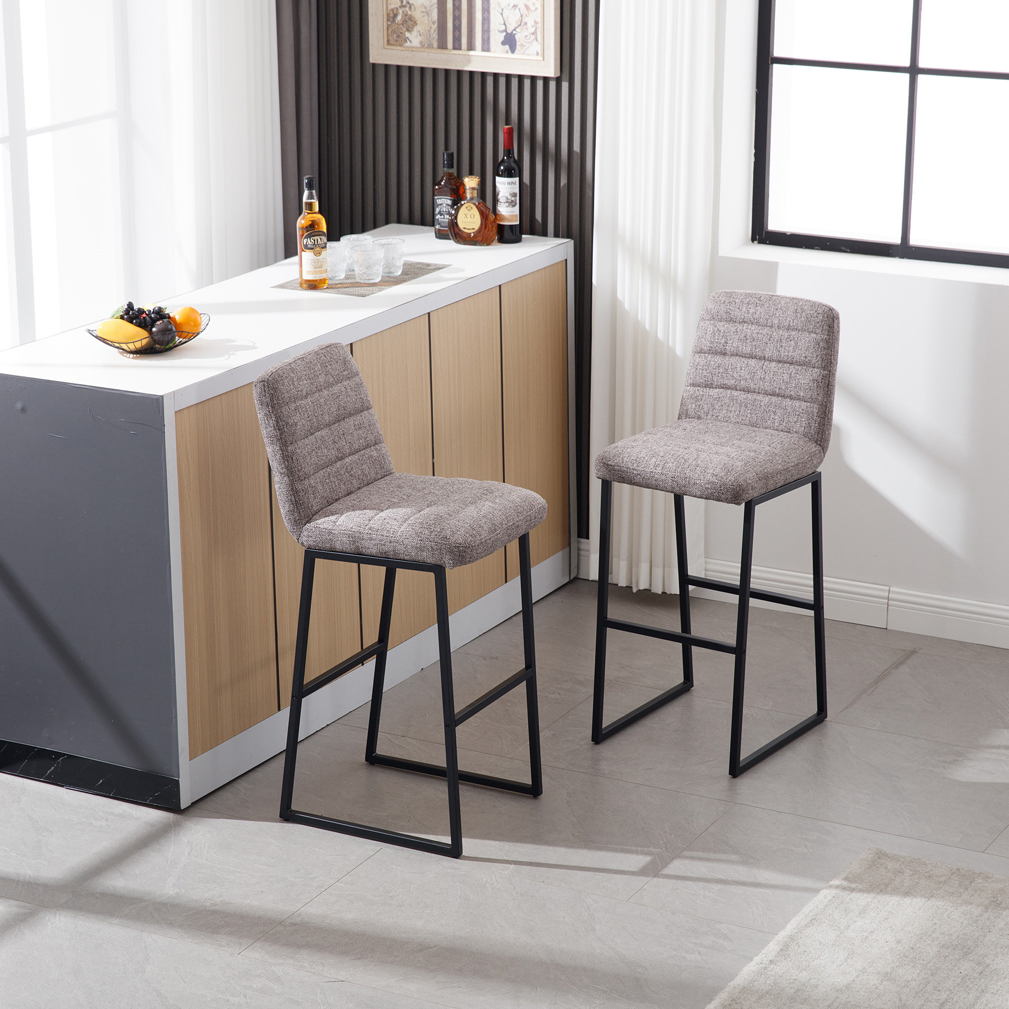 Breakfast bar discount with 2 stools