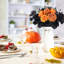 Décorations d'Halloween, branches de citrouille artificielles, feuilles d'érable, décoration de branches d'Halloween, pour décoration d'intérieur
