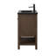 Chazden 24" Herringbone Design Single Bathroom Vanity with Ceramic Top-461949847-461940881-444019684