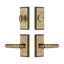 Carre Short Plate Complete Entry Set with Single Cylinder Deadbolot and Carre Lever-1948414019-1948414026-1985159944