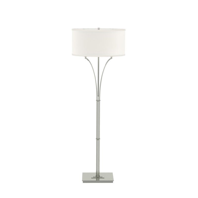 Formae 58" Floor Lamp, Natural Anna, Sterling