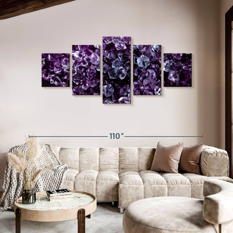 Purple Plastic, 42" H x 92" W