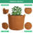 11.8" 10-Gallon Fabric Grow Bags in Mixed Colors (1 of Black, Green, Orange Ginger) – Reusable Garden Plant Containers-1356043465