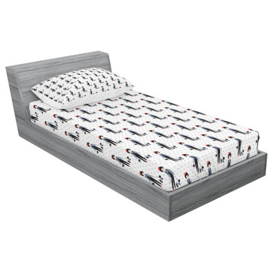 Scottie Microfiber Patterned Sheet Set
