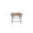 Marielle Wood Furniture Dining Collection – 6-Person Wood Dining Set in Toffee Finish w/ Asymmetrical Stone Slab Table & Upholstered Chairs-111076550