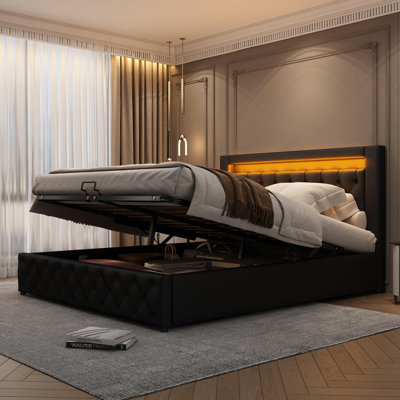 Boyertown Upholstered Ottoman Storage Bed