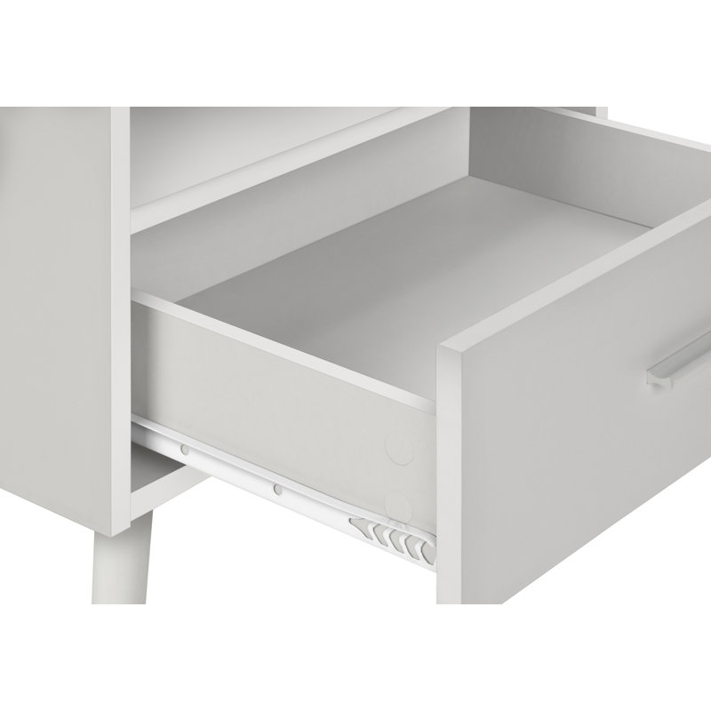 Table d'appoint (table basse incluse seulement), Blanc, Blanc