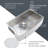 33'' L Single Bowl Stainless Steel Kitchen Sink