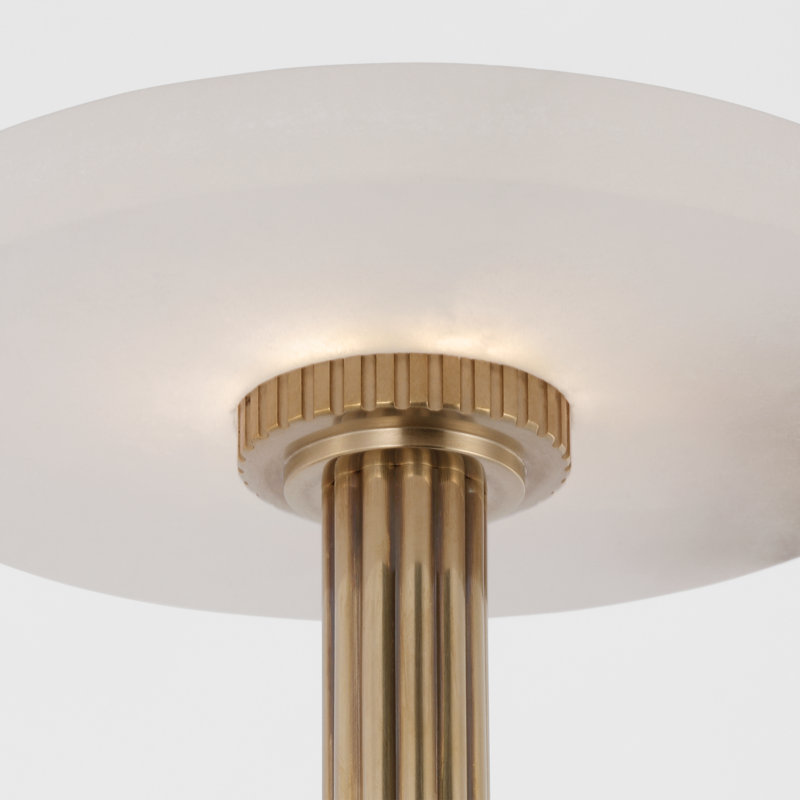 Aran LED Table Lamp, Hand-Rubbed Antique Brass