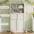 50.9" Tall Bathroom Storage Cabinet, Floor Cabinet with Doors & 2 Drawers, Organizer Cabinet Freestanding for Bathroom, Living Room, Kitchen & Pantry-1226385406