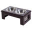 Hendon Raised Dog Bowls Pet Feeder Raised Elevated Stainless Steel Food-2112469685-2112469686
