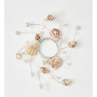 Alzubair  Sea Shells & Pearls Candle Ring