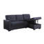 Canapé-lit modulaire réversible en tissu tissé-1012292504