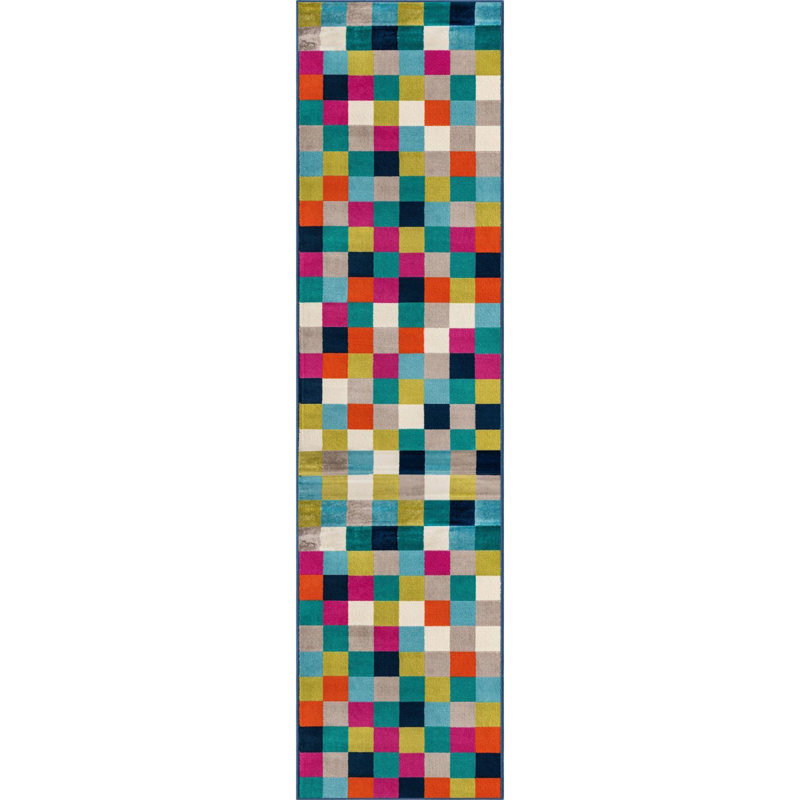 Analiese Geometric Indoor Rug, Runner 2' x 8'