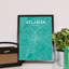 Atlanta City Map - No Frame Print-2039391976