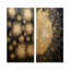 A Shower Of Golden Fireworks - Ensemble de 2 décorations murales de feux d'artifice-246518297-246518298